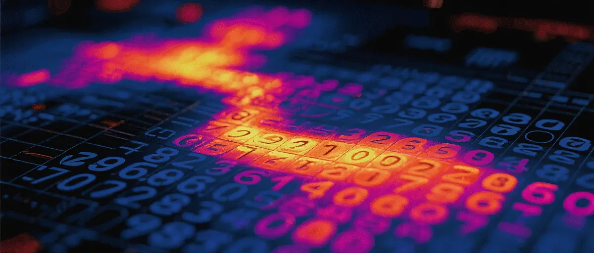 热力分布示意图